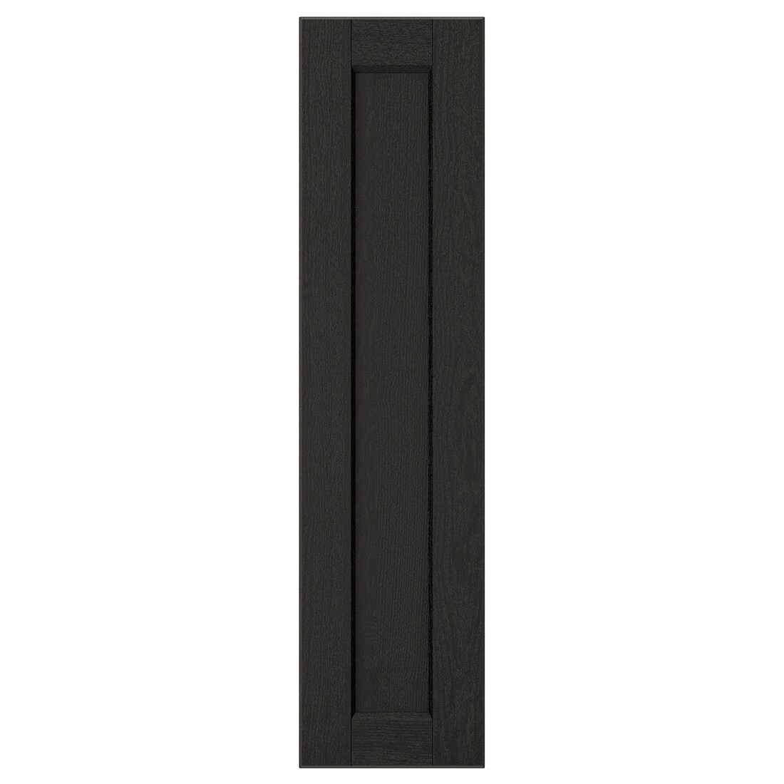 IKEA LERHYTTAN ЛЕРХЮТТАН Двері, чорна морилка, 20x80 см 30356051 | 303.560.51