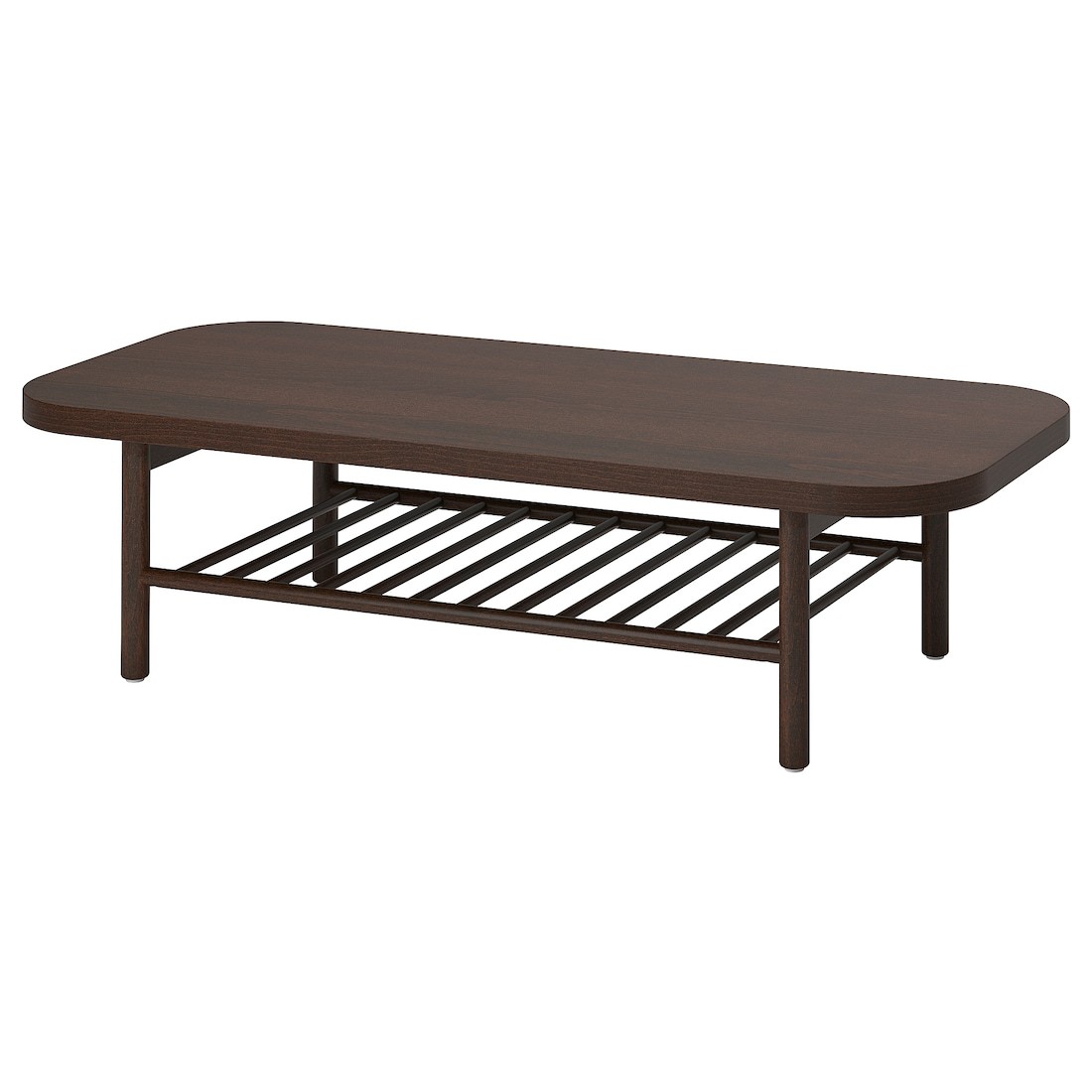 IKEA LISTERBY ЛІСТЕРБЮ Журнальний столик, темно-коричневий буковий шпон, 140x60 см 90562246 905.622.46