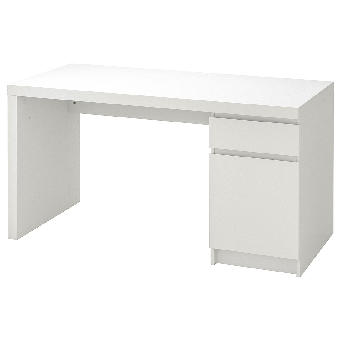 IKEA MALM МАЛЬМ Письмовий стіл, білий, 140x65 см 60214159 | 602.141.59
