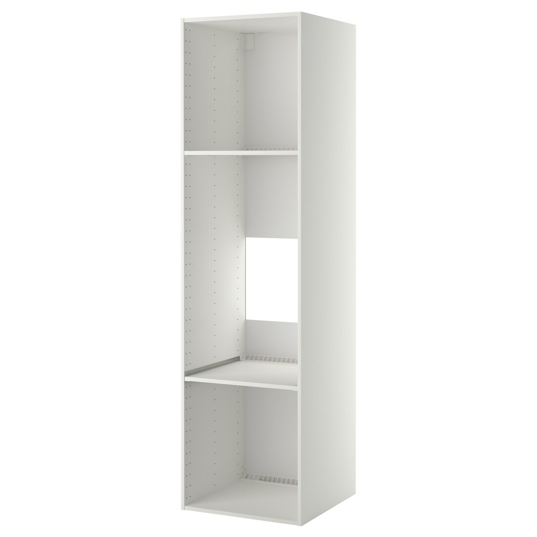 IKEA METOD МЕТОД Висока шафа для холодильника / духовки, білий, 60x60x220 см 50213570 502.135.70