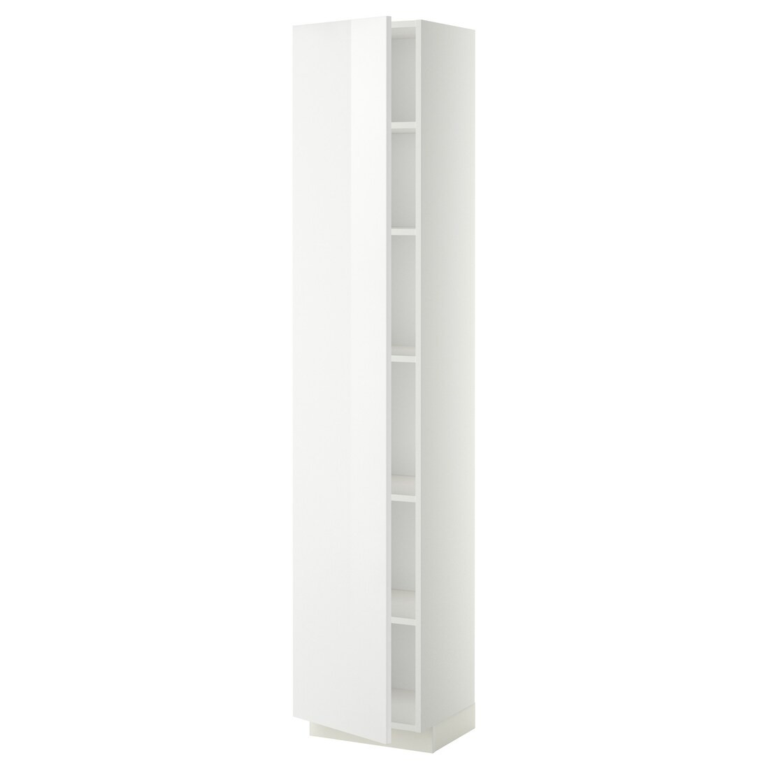 IKEA METOD МЕТОД Висока шафа з полицями, білий / Ringhult білий, 40x37x200 см 29464508 294.645.08