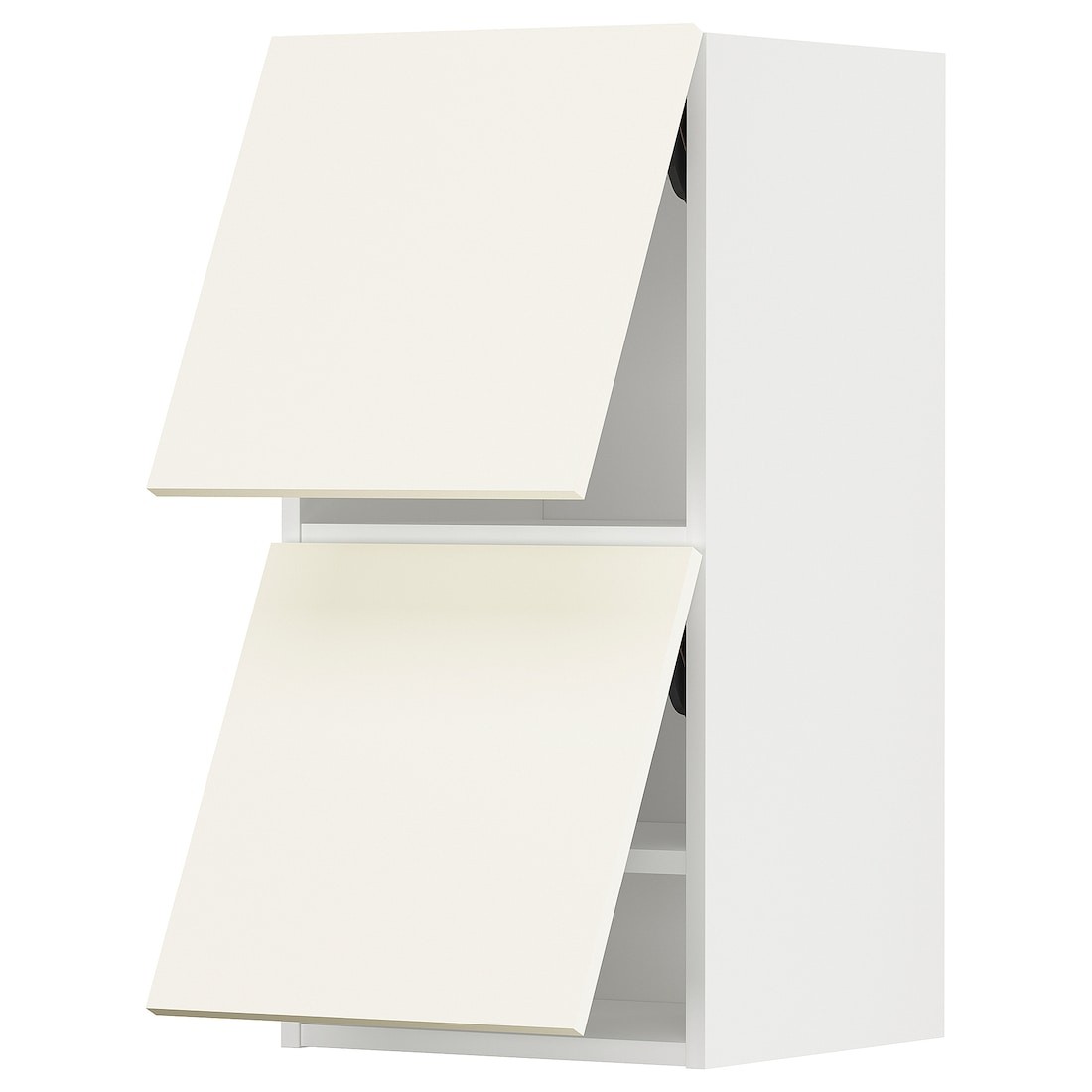 IKEA METOD МЕТОД Навісна горизонтальна шафа / 2 дверей, білий / Vallstena білий, 40x80 см 39507244 395.072.44