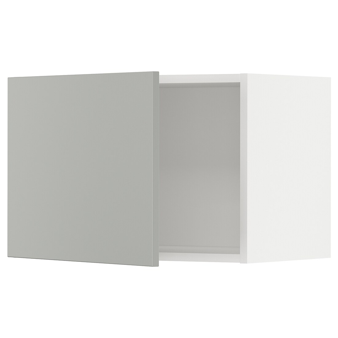 IKEA METOD Настінна шафа, білий / Хавсторп світло-сірий, 60x40 см 39538759 395.387.59