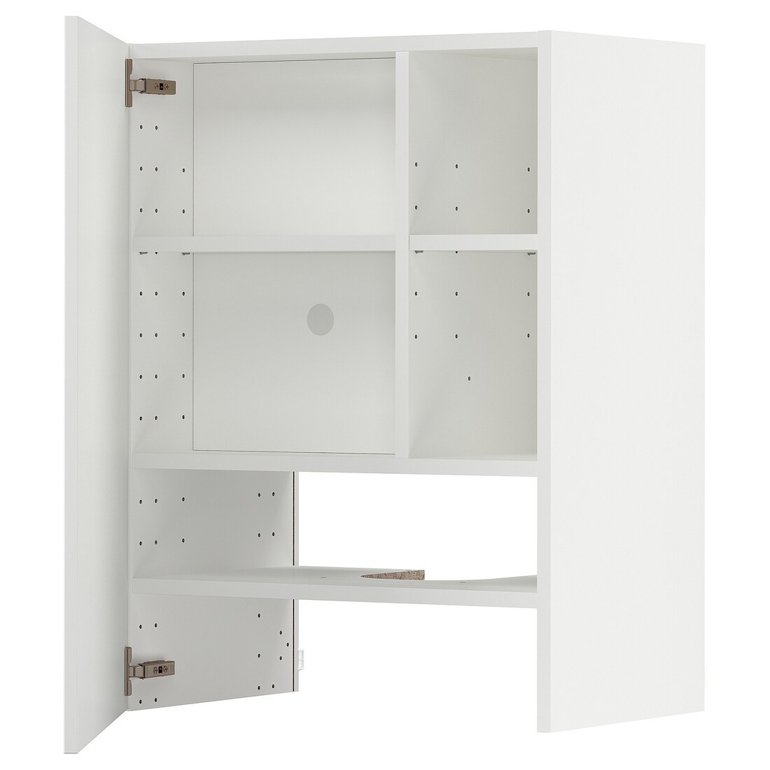 IKEA METOD МЕТОД Навісна шафа з полицею / дверцями, білий / Stensund білий, 60x80 см 59504471 595.044.71