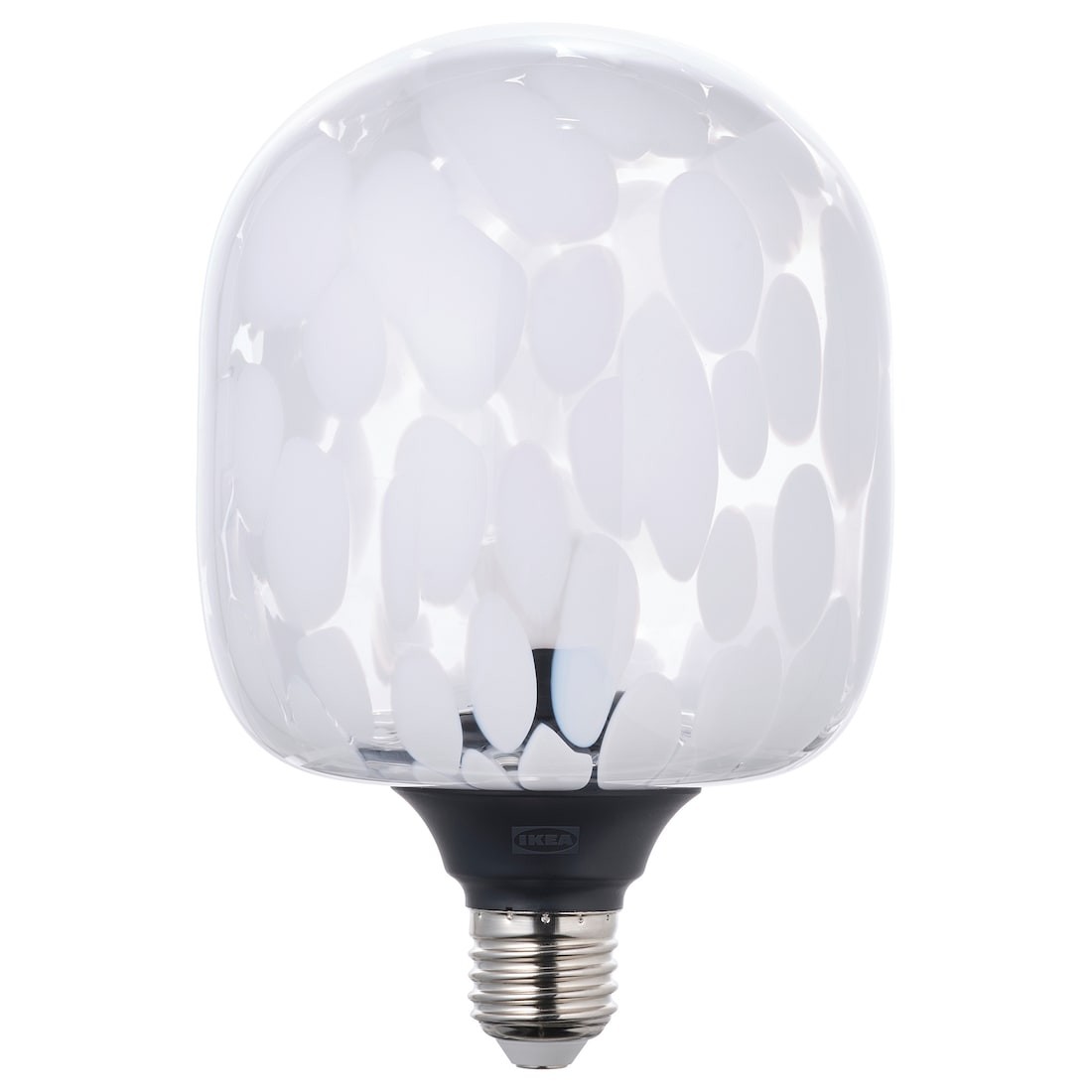IKEA MOLNART Світлодіодна лампа E27 240 люмен, трубчасте біле / прозоре скло, 120 мм 20540427 205.404.27