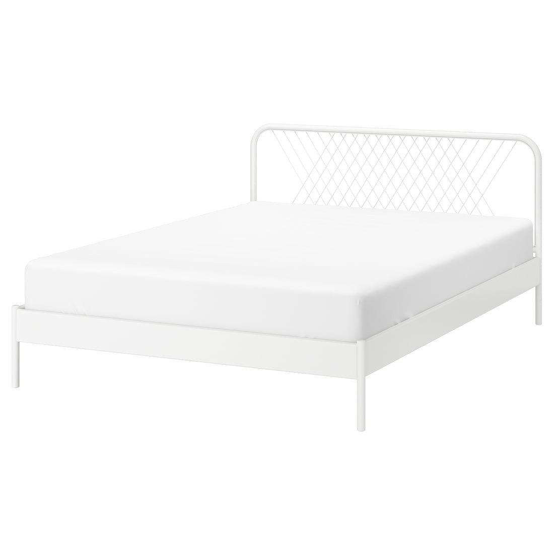 IKEA NESTTUN НЕСТТУН Ліжко двоспальне, білий, 140x200 см 99157983 | 991.579.83