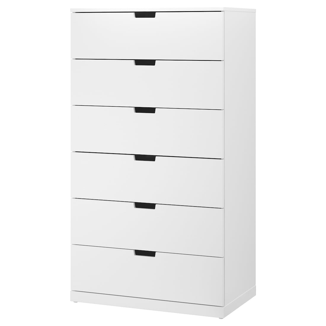 IKEA NORDLI НОРДЛІ Комод, 6 ящиків, білий, 80x145 cм 89239499 | 892.394.99
