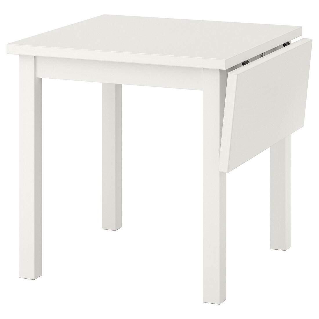 IKEA NORDVIKEN НОРДВІКЕН Стіл із відкидною стільницею, білий, 74/104x74 см 50368717 503.687.17
