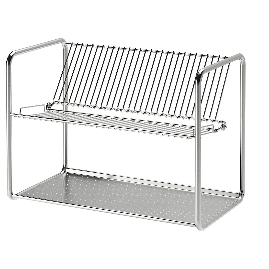 IKEA ORDNING ОРДНІНГ Сушарка для посуду, нержавіюча сталь, 50x27x36 см 10018194 | 100.181.94
