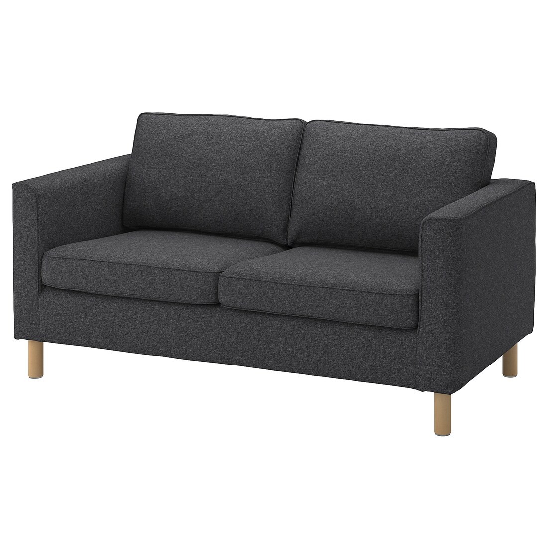 IKEA PÄRUP ПЕРУП Чохол на 2-місний диван, Gunnared темно-сірий 10493803 104.938.03