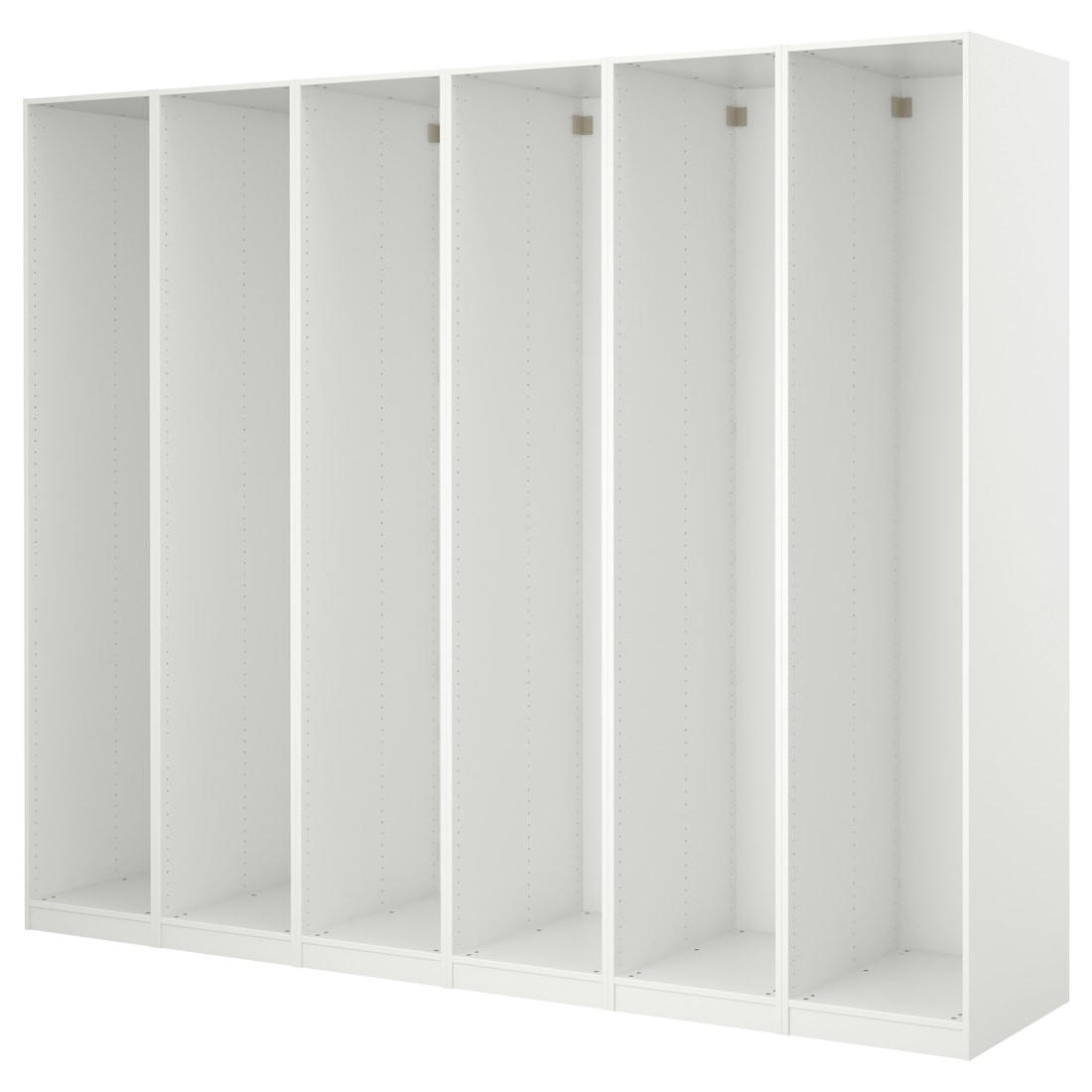 IKEA PAX ПАКС 6 каркасів гардероба, білий, 300х58х236 см 29895353 298.953.53