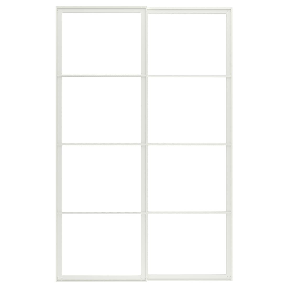 IKEA PAX ПАКС Рама для розсувних дверцят з направляючими, білий, 150x236 см 00458188 004.581.88
