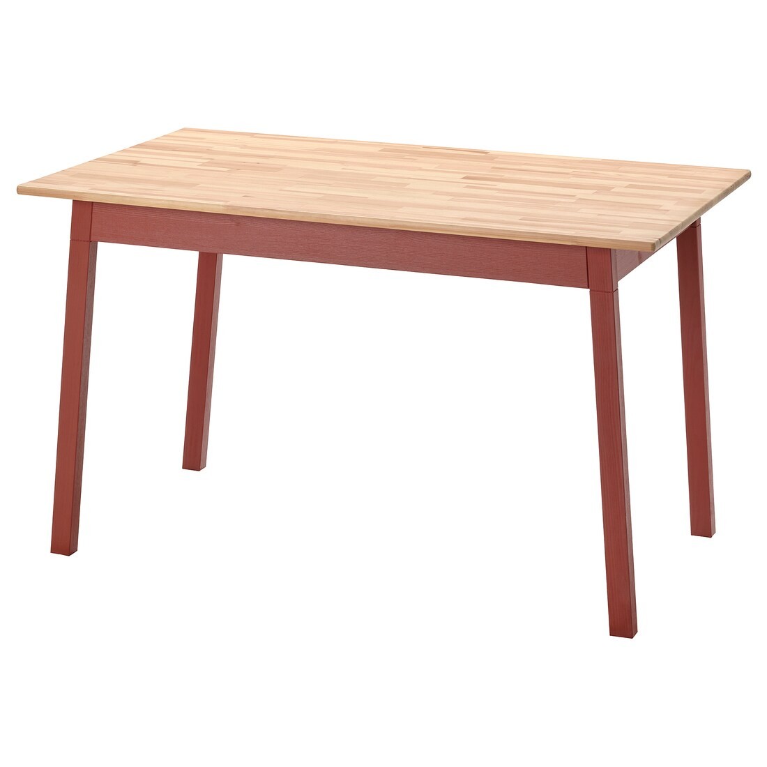 IKEA PINNTORP Стіл, морилка світло-коричнева / червона морилка, 125x75 см 40529462 405.294.62
