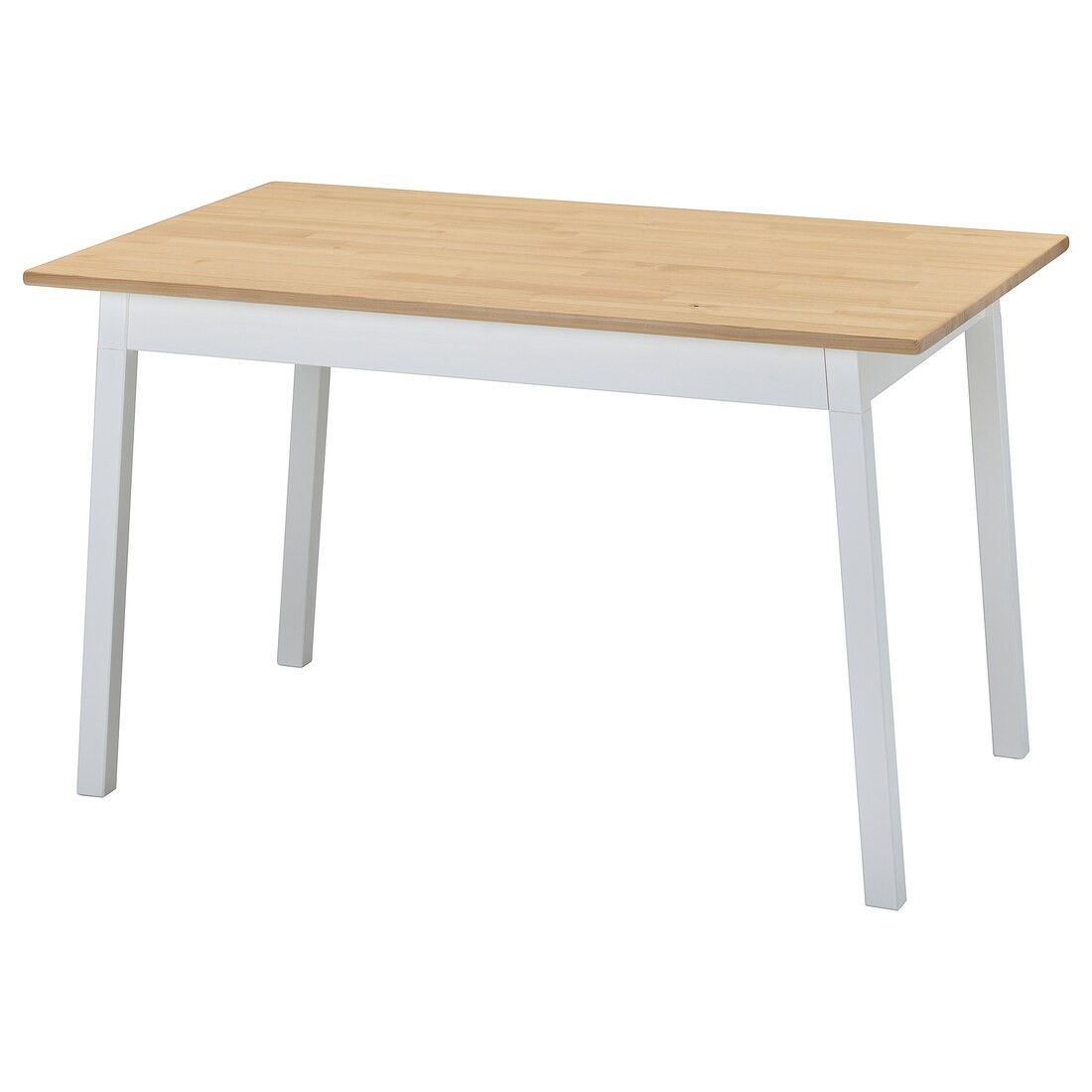 IKEA PINNTORP Стіл, морилка світло-коричнева / морилка біла, 125x75 см 30529467 305.294.67