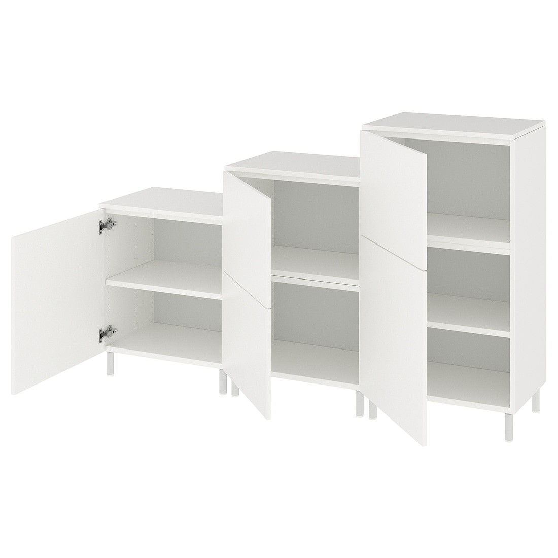 IKEA PLATSA ПЛАТСА Шафа, білий / Fonnes білий, 180x42x113 см 39248585 | 392.485.85