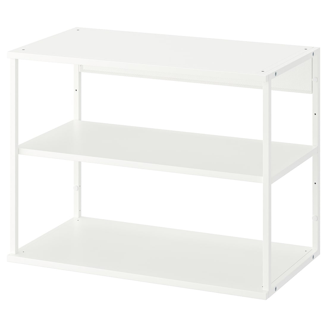 IKEA PLATSA ПЛАТСА Відкритий стелаж, білий, 80x40x60 см 70452550 | 704.525.50
