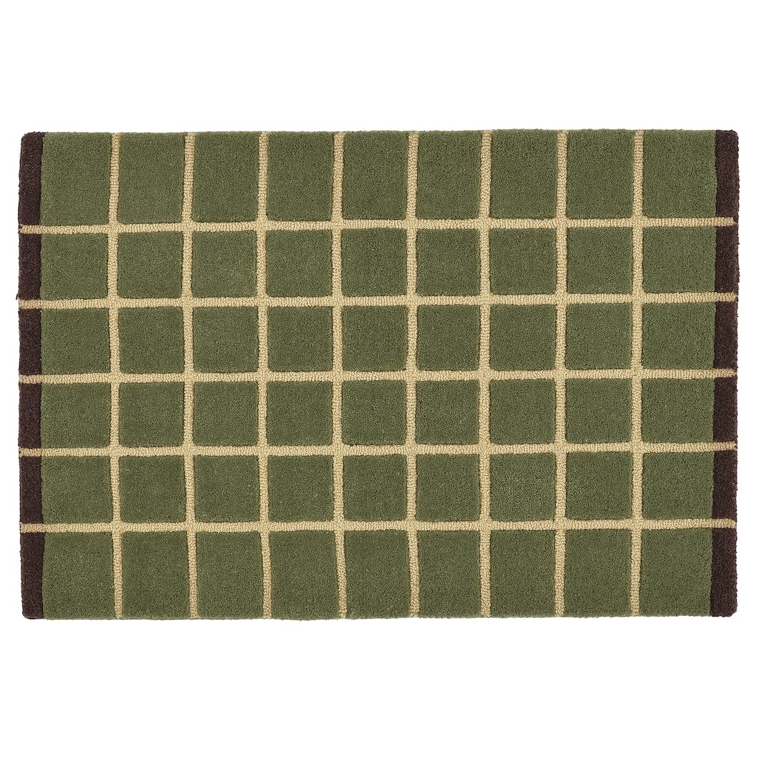 IKEA POSTKONTOR Придверний килимок для дому, зелений, 40x60 см 90555284 905.552.84