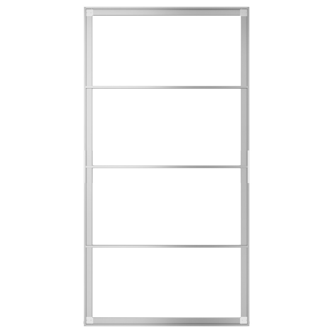 IKEA SKYTTA Рама розсувних дверей, алюміній, 102x196 см 60497733 | 604.977.33