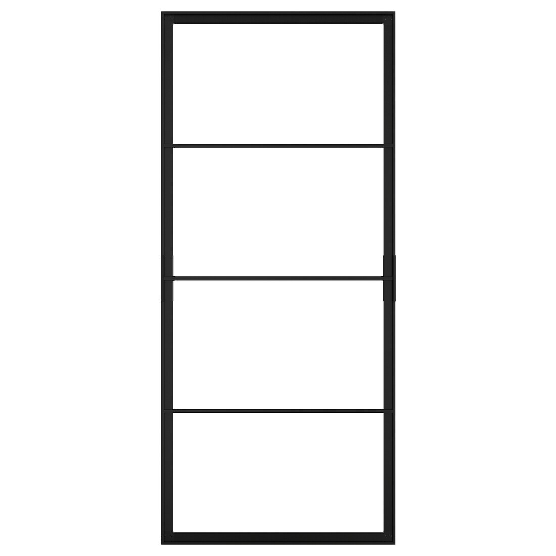 IKEA SKYTTA Рама розсувних дверей, чорний, 102x231 см 70497737 | 704.977.37