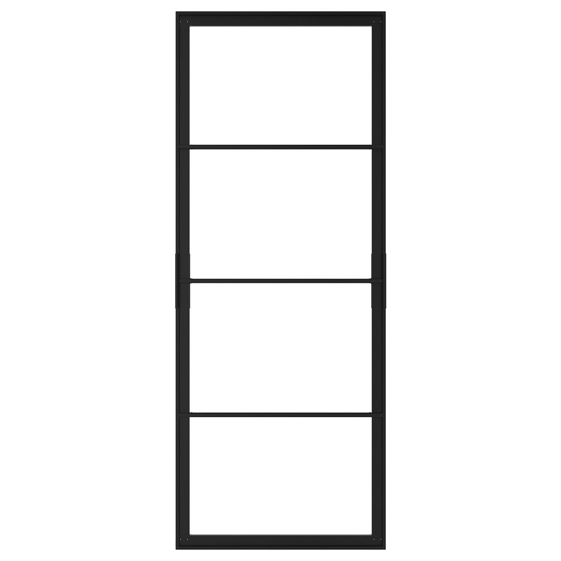 IKEA SKYTTA Рама розсувних дверей, чорний, 77x196 см 80497727 804.977.27