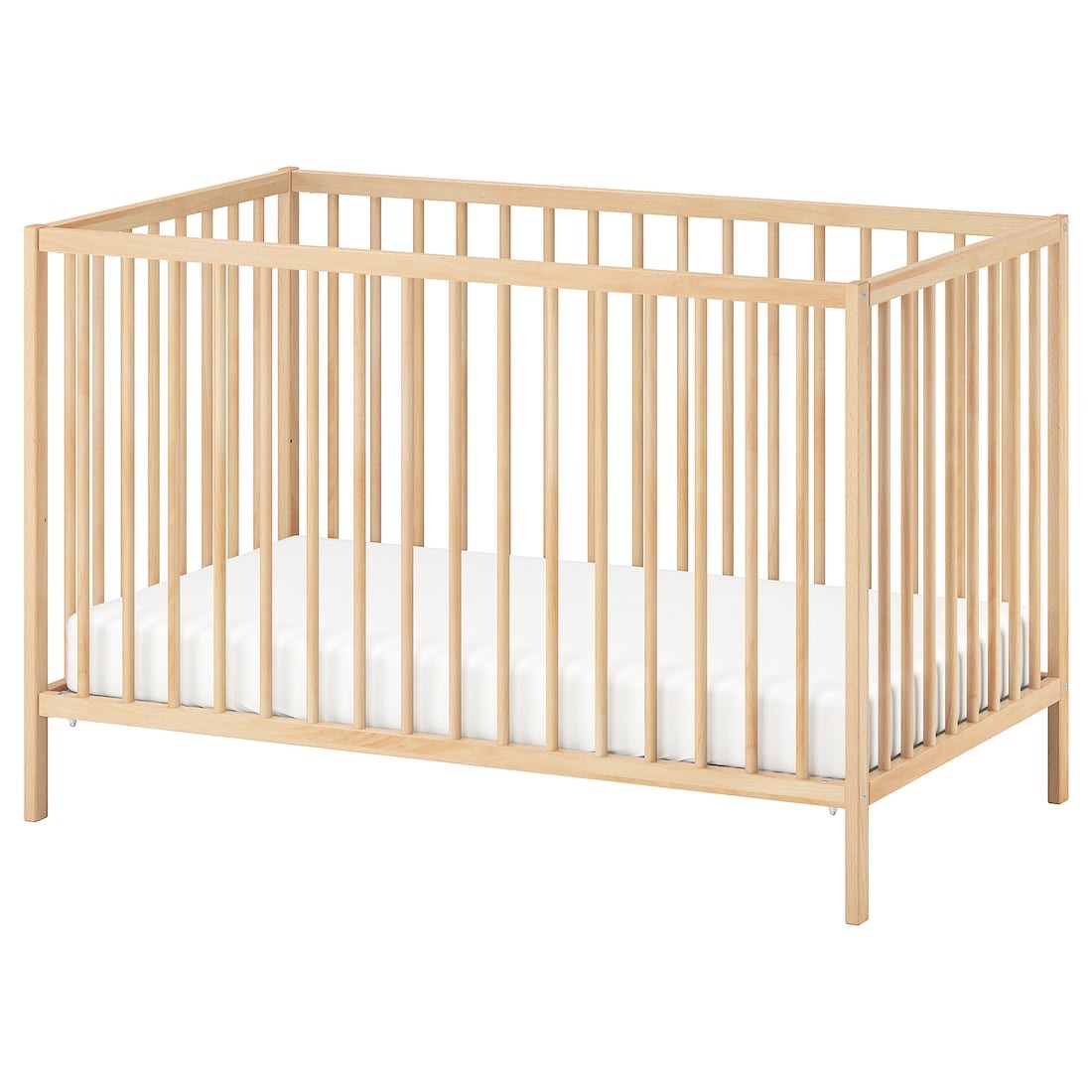 IKEA SNIGLAR СНІГЛАР Ліжко для немовлят, бук, 60x120 см 30248537 302.485.37
