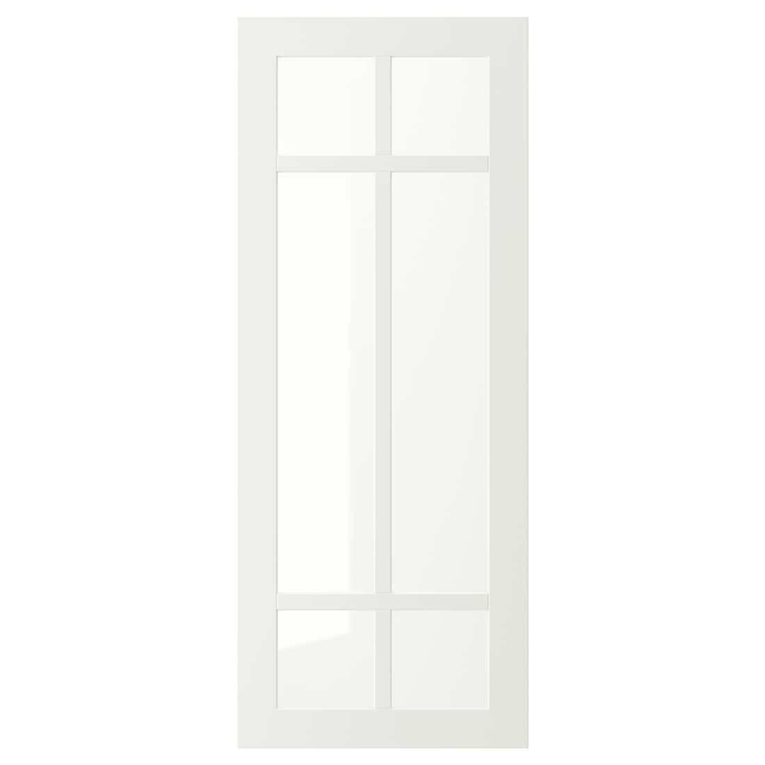 IKEA STENSUND СТЕНСУНД Скляні двері, білий, 40x100 см 30450586 304.505.86