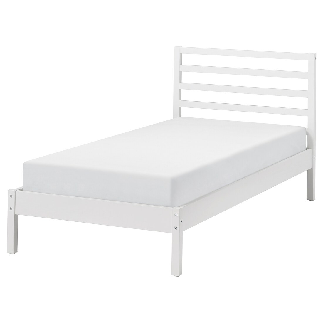 IKEA TARVA Ліжко, біла морилка, 90x200 см 00586204 | 005.862.04