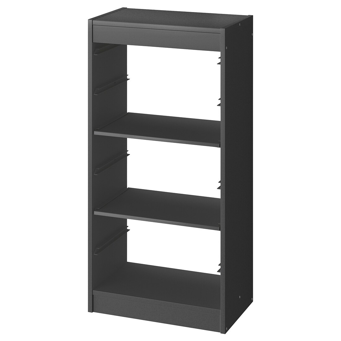 IKEA TROFAST Книжкова шафа з полицями, сірий, 46x30x94 см 49526869 495.268.69