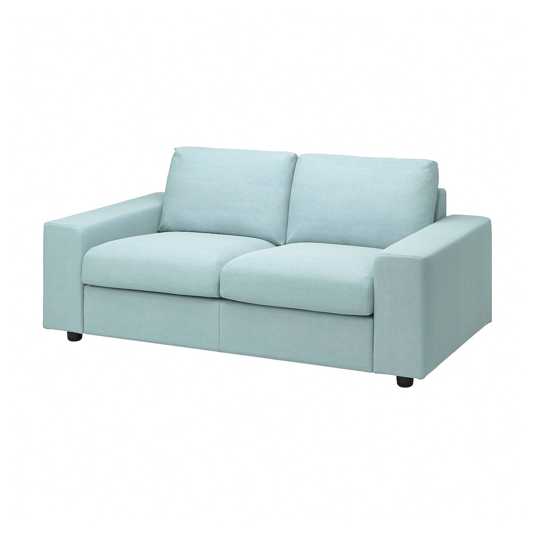 IKEA VIMLE ВІМЛЕ Чохол на 2-місний диван, з широкими підлокітниками / Saxemara блакитний 49400596 | 494.005.96