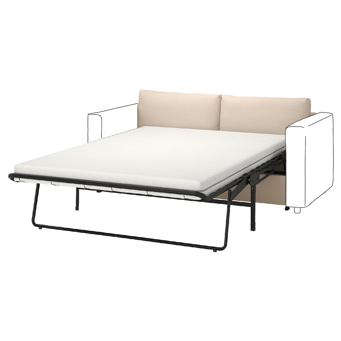 IKEA VIMLE Секція 2-місного дивана-ліжка, Hallarp бежевий 79537102 795.371.02