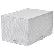 IKEA STUK СТУК Сумка, білий / сірий, 34x51x28 см | 403.096.86
