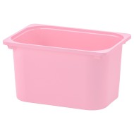IKEA TROFAST ТРУФАСТ Контейнер, рожевий, 42x30x23 см | 504.662.75