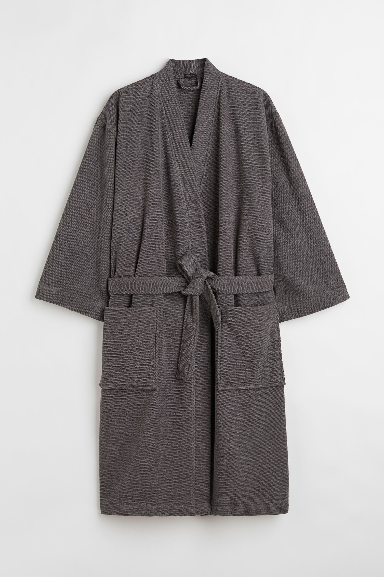 Махровий халат, Антрацитово-сірий, Різні розміри