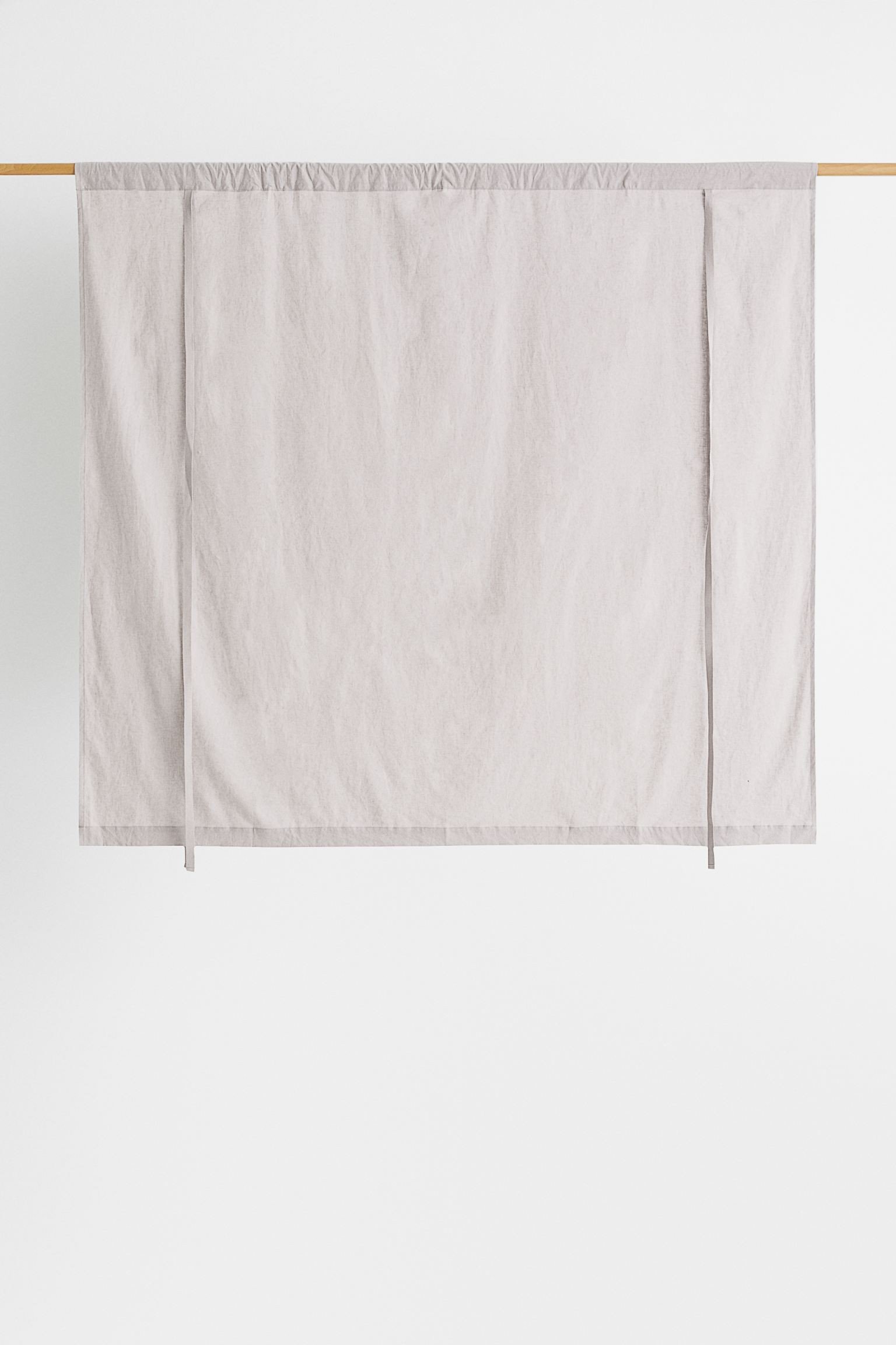 Рулонна штора з льоном, Світло-сірий бежевий, 140x130