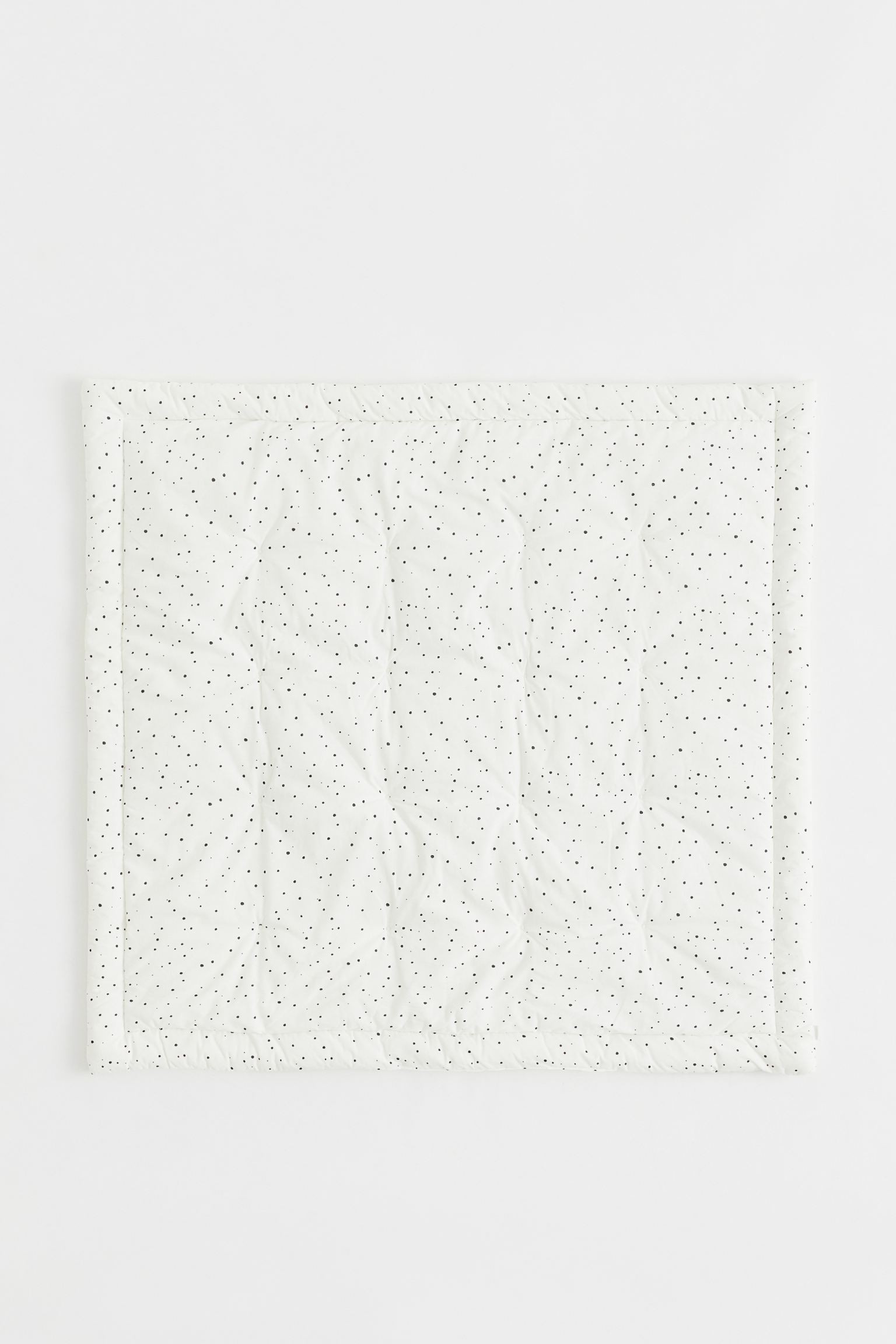 Дитячий килимок бавовняний, Білий/крапки, 100x100