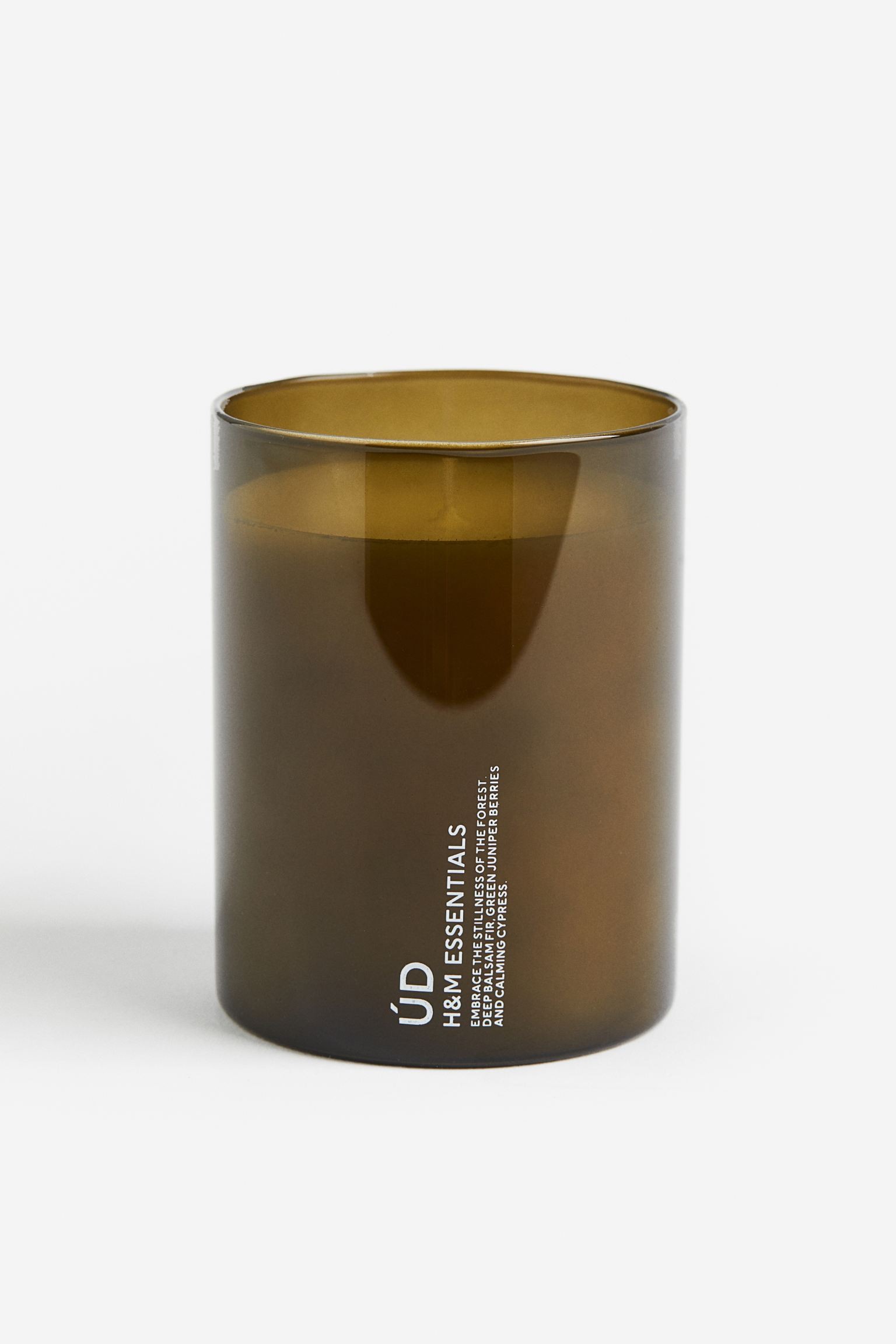 Ароматична свічка в скляному контейнері, Коричневий/UD