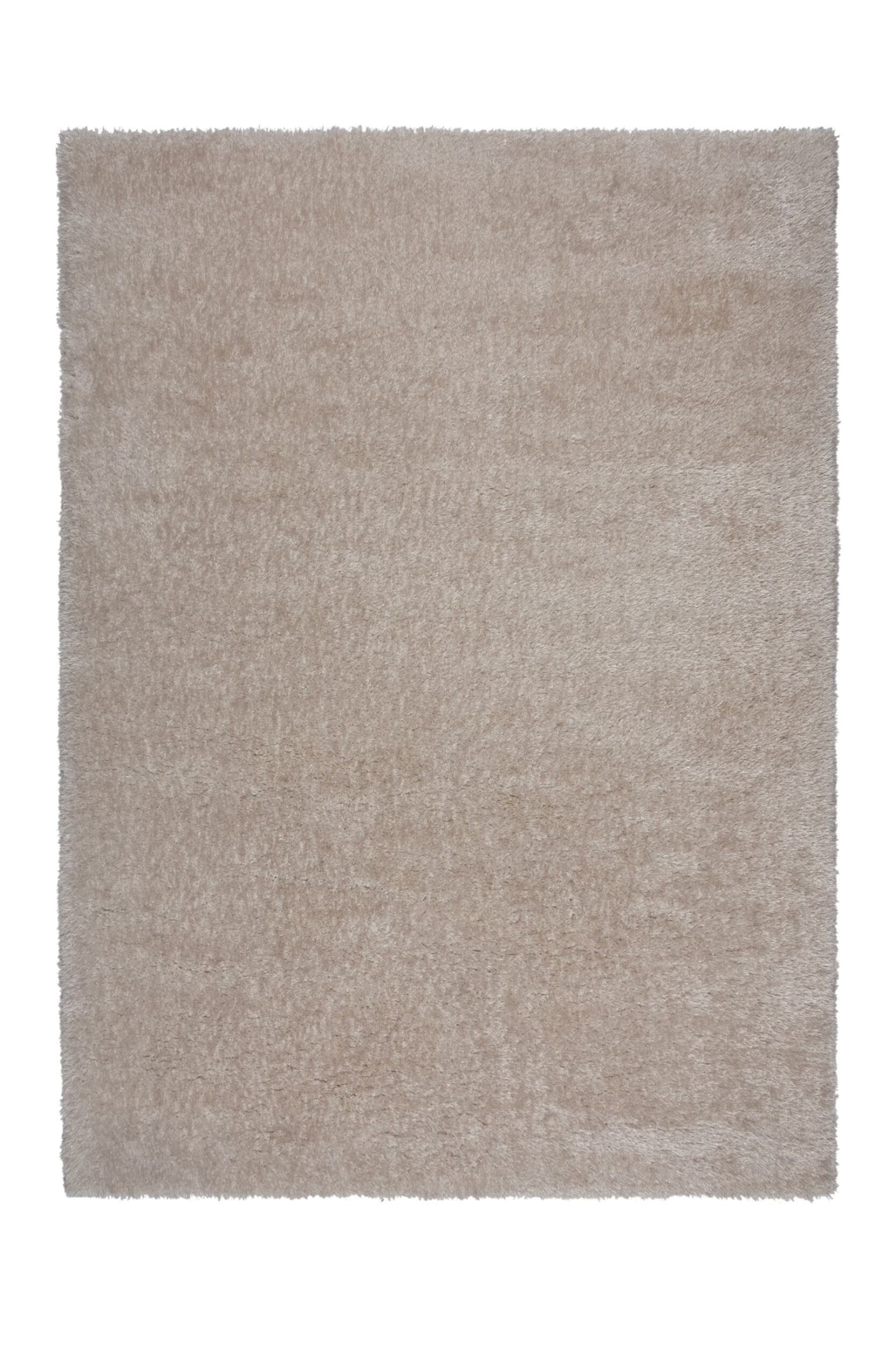 Пухнастий килим із перероблених перлин – слонова кістка