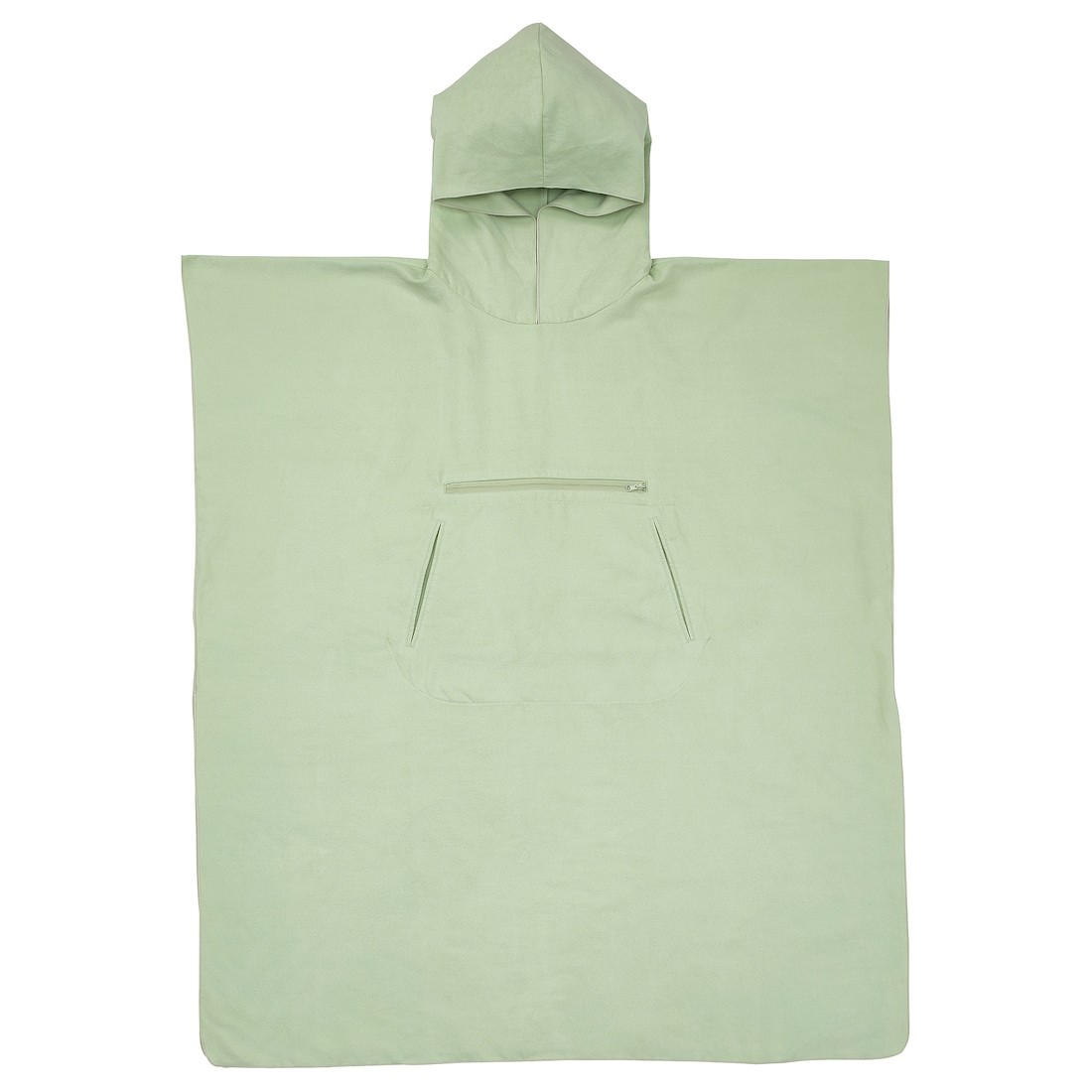 DAJLIEN Полотенце-пончо с капюшоном, світло-зелений, 110 см