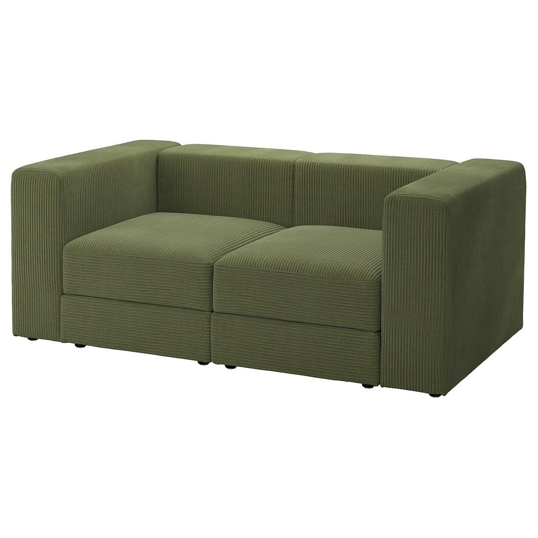 JÄTTEBO Модульний диван, 2-місний, Samsala темний жовто-зелений