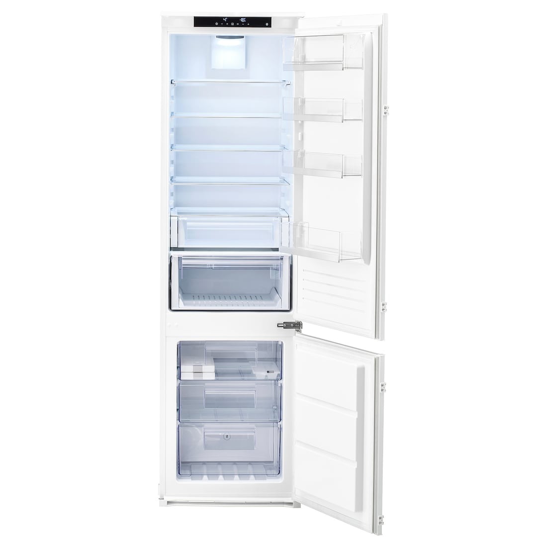 KÖLDGRADER КЕЛЬДГРАДЕР Холодильник / морозильник, IKEA 750 вбудований, 213/61 л