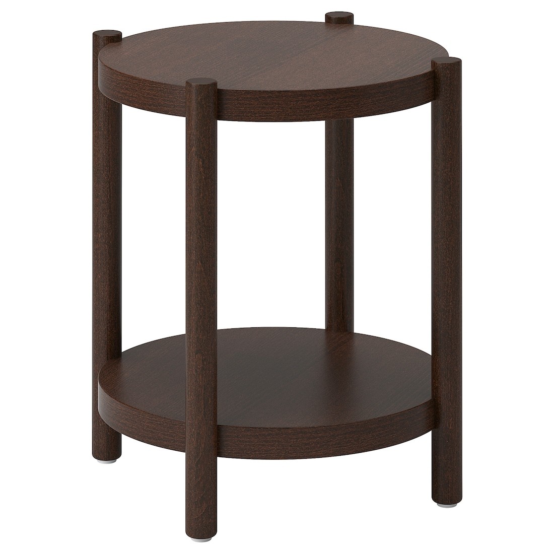 LISTERBY ЛІСТЕРБЮ Столик, темно-коричневий буковий шпон, 50 см