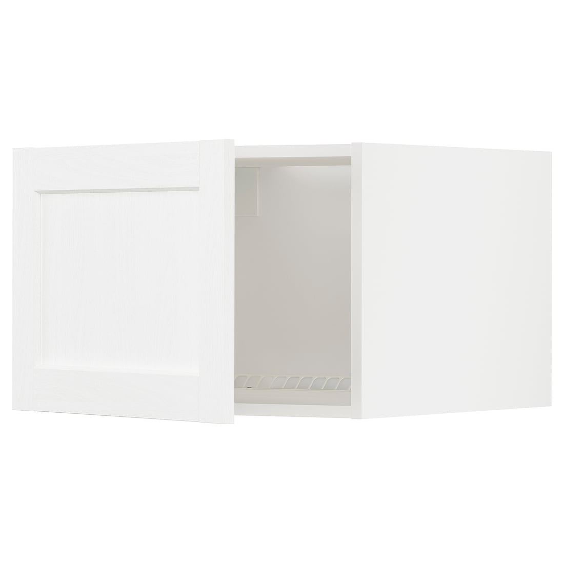 METOD МЕТОД Верхня шафа для холодильника / морозильника, білий Enköping / білий імітація дерева, 60x40 см