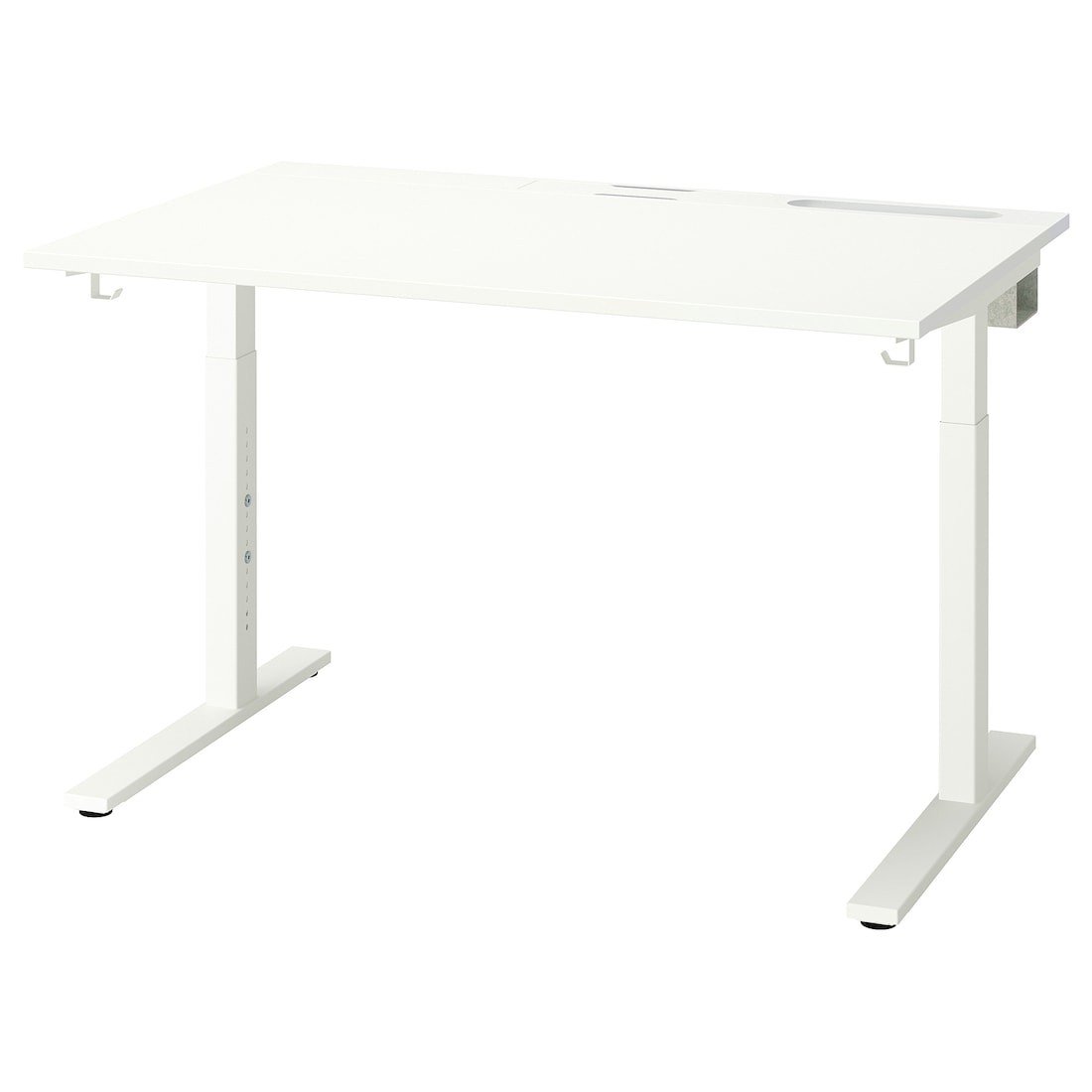 MITTZON письмовий стіл, білий, 120x80 см