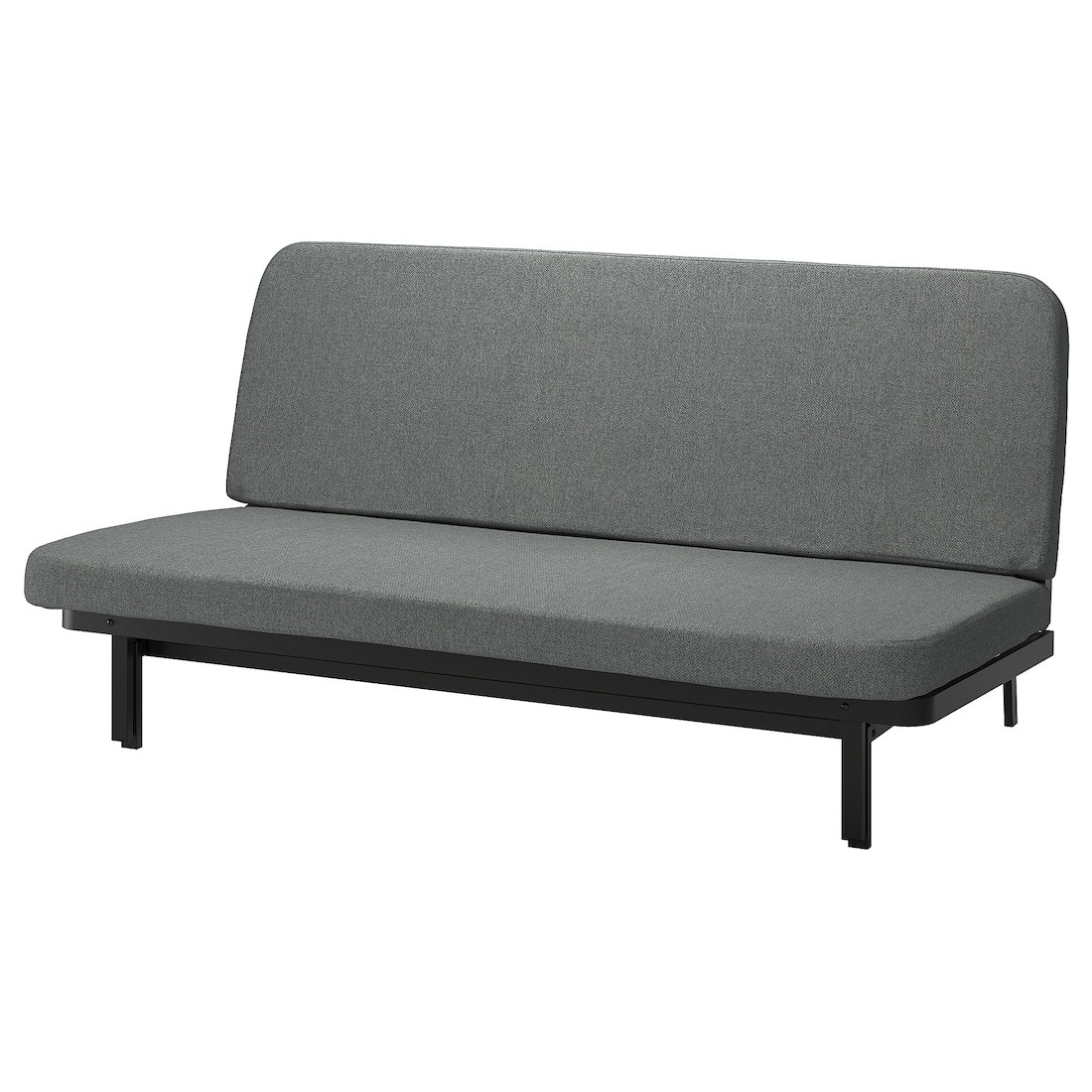 NYHAMN НІХАМН Розкладний диван 3-місний, матрац з кишеньковими пружинами / Skartofta чорний / світло-сірий