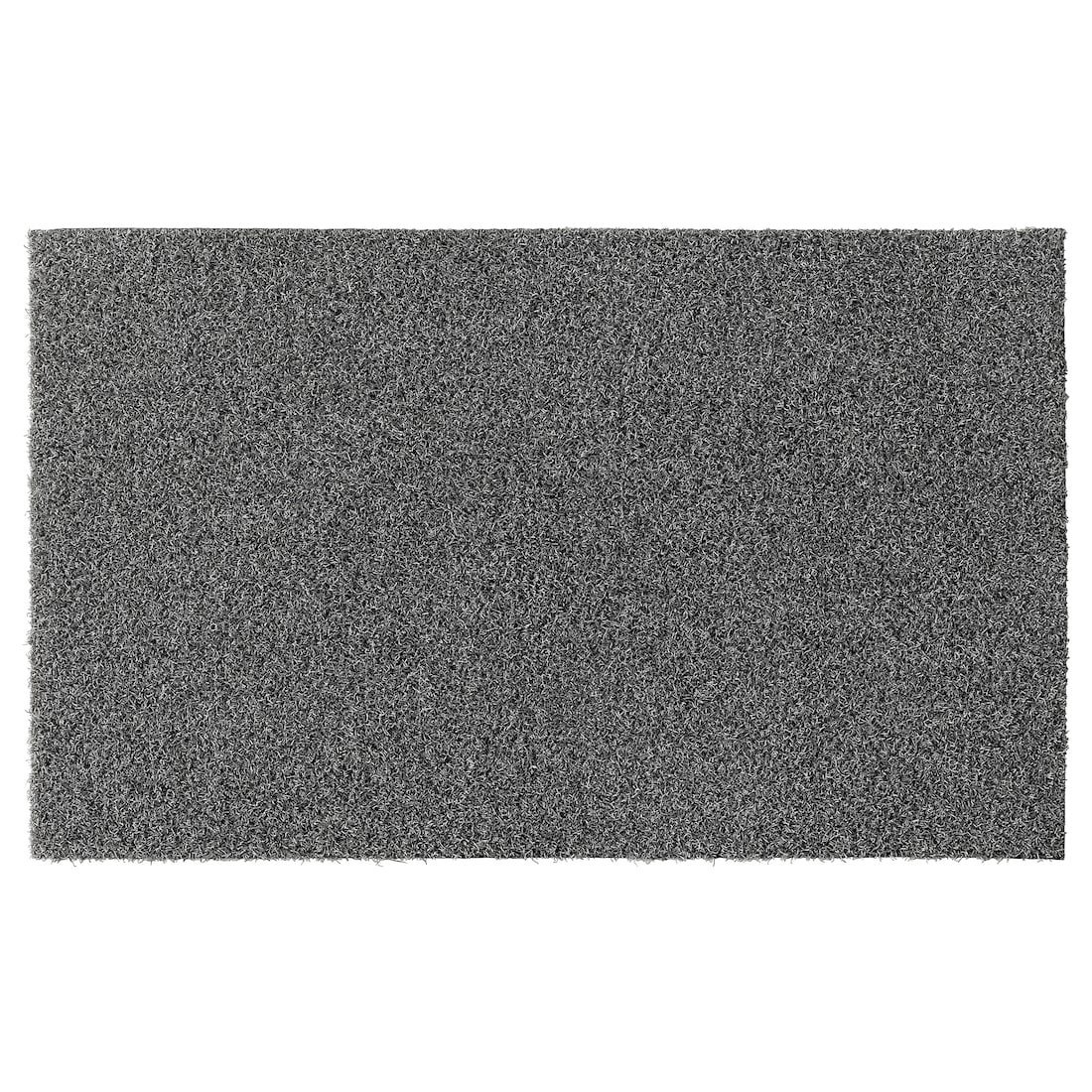 OPLEV ОПЛЕВ Придверний килимок, для дому / вулиці сірий, 50x80 см