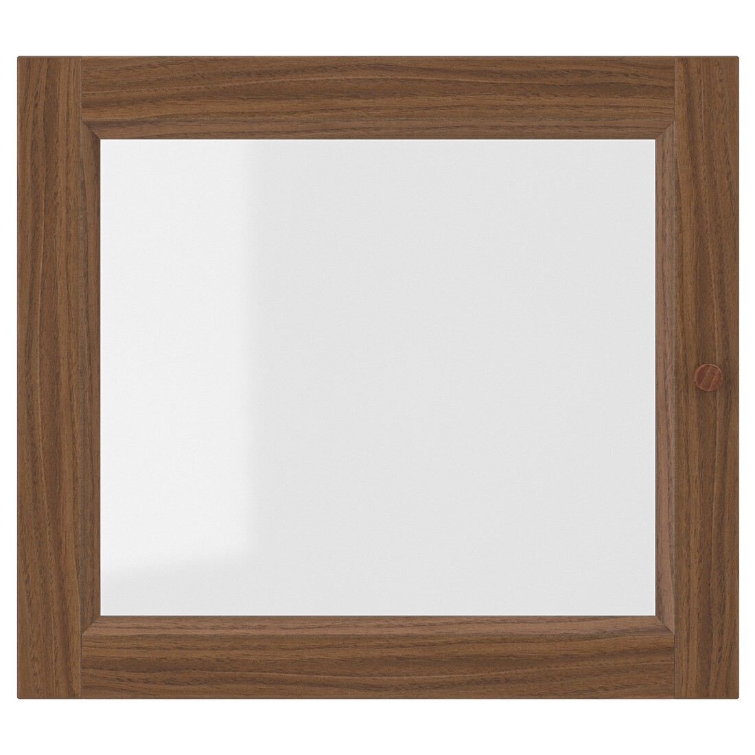 OXBERG Скляні двері, коричневий горіх, 40x35 см