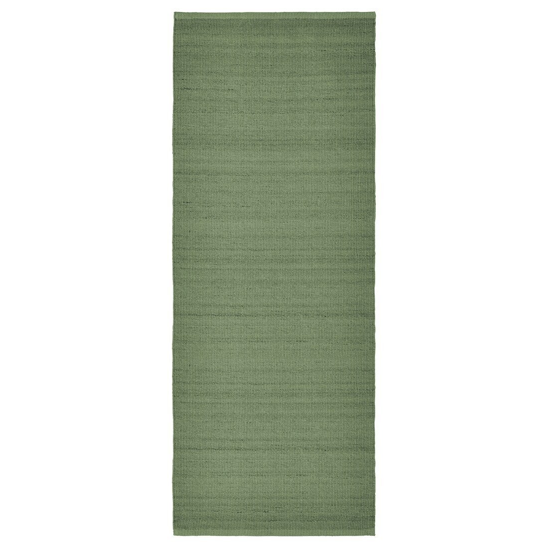TIDTABELL Килим безворсовий, зелений, 80x200 см