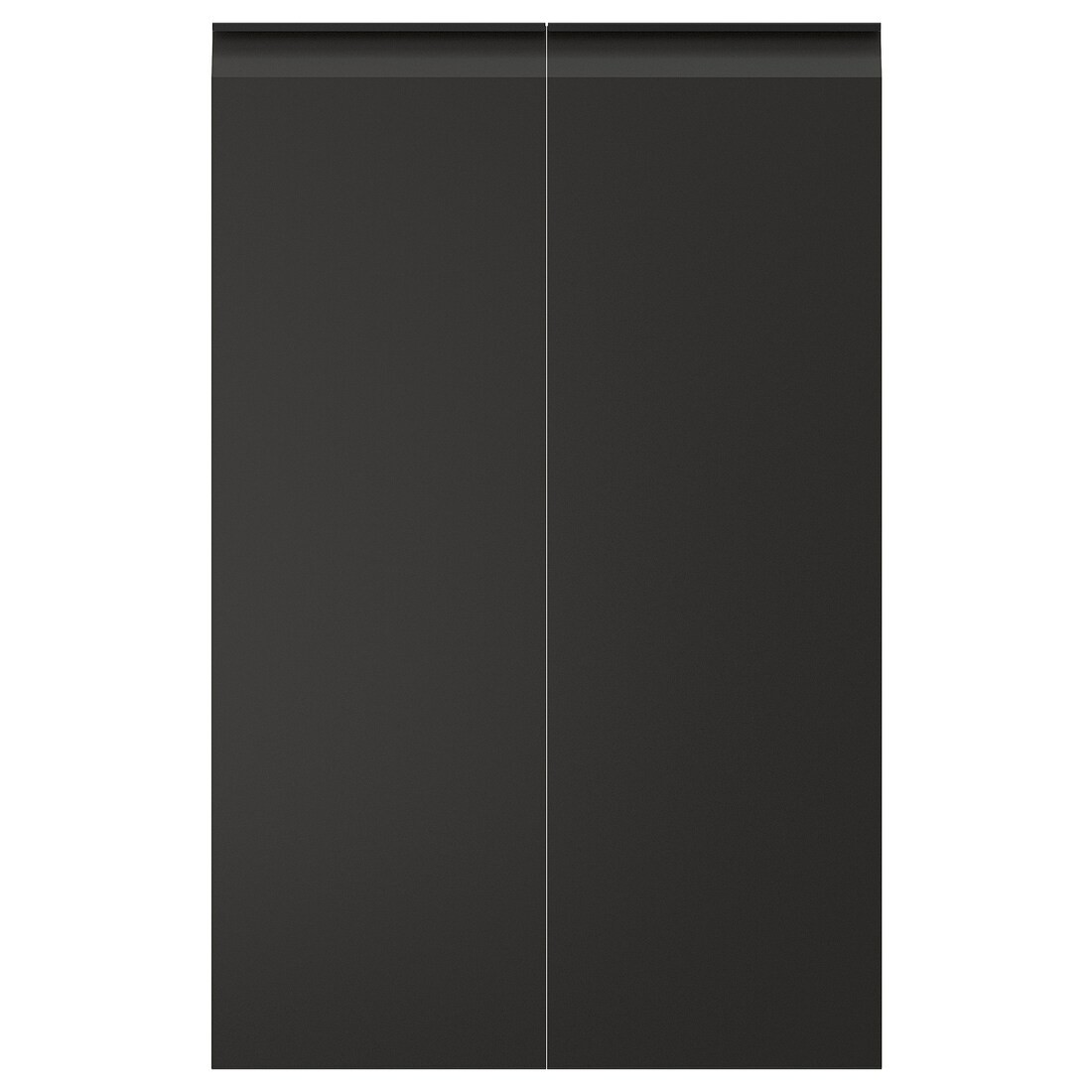 UPPLÖV Дверцята для кутової підлогової шафи, лівосторонній / Матовий антрацит, 25x80 см