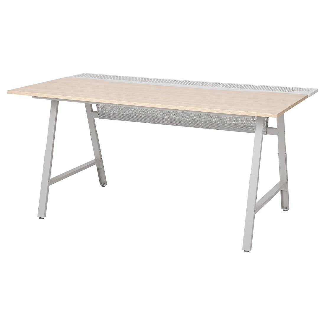 UTESPELARE УТЕСПЕЛАРЕ Ігровий стіл, імітація ясену / сірий, 160x80 см