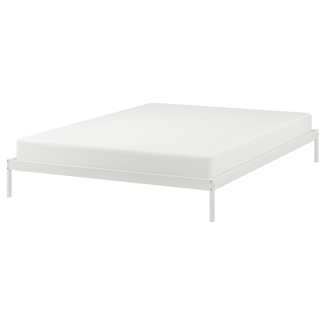 VEVELSTAD Ліжко двоспальне, білий, 140x200 см